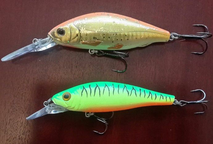 Above, the Savage Gear Prey 85 Simon smashed it with and below the Savage GearPrey 89 I used