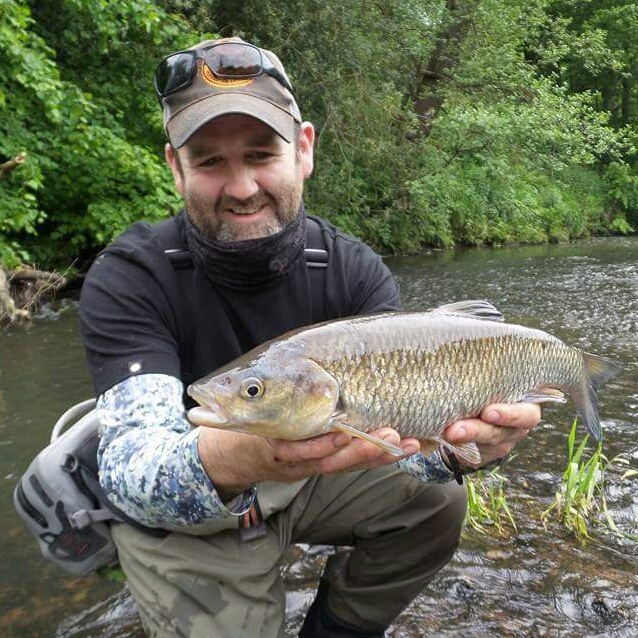 Glen's big chub on a dry heralded the start of a new adventure