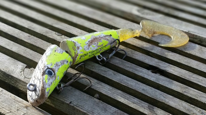 Fox pike spinning lure fishing