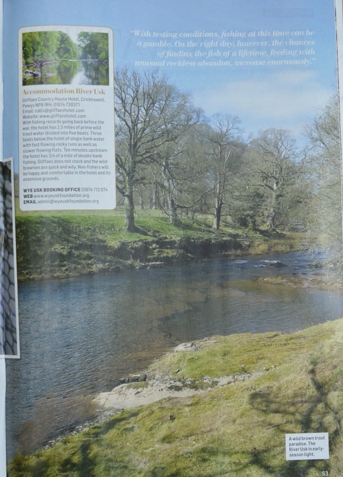 Trout Fly Fishing Wales Usk